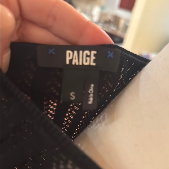 Black Ribbed Button-Up Top - Picture 2 of 6